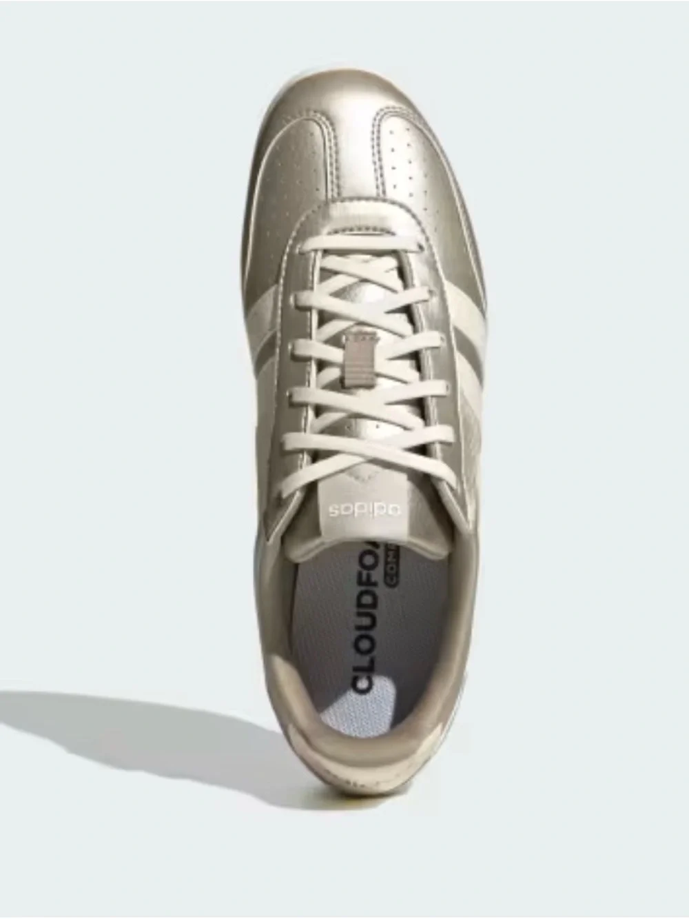 Adidas Barreda Lo in Cyber Metallic Sneaker - Cloudfoam Comfort Size 7